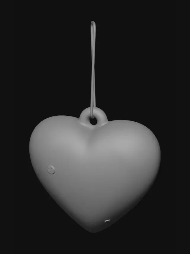 3D model for Hanging Heart Tea Bag