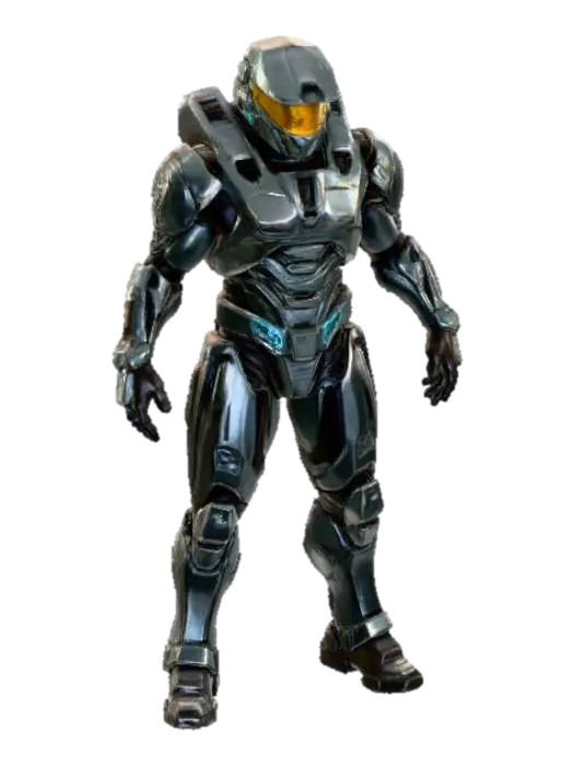 Futuristic spartan soldier , A-Pose. 3D model, vytvořený pomocí AI