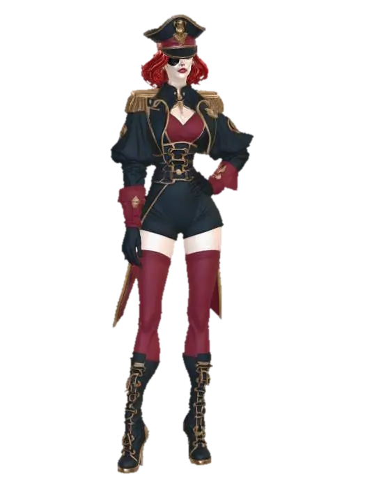 Modelo 3D de General Vulgaria - Femalefigure, gerado por IA