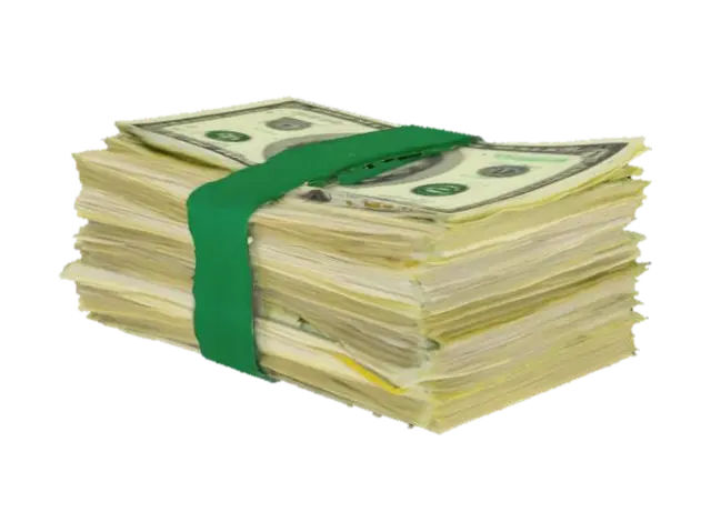 make me stack of money - Wealth 3D model, vytvořený pomocí AI