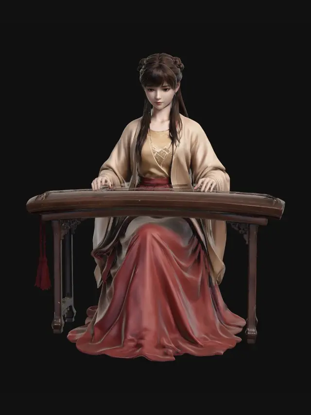 3D model for Whispers on the Guqin