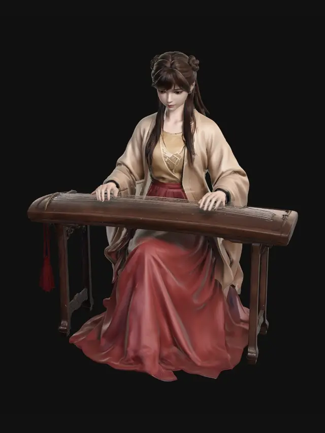 3D model for Whispers on the Guqin