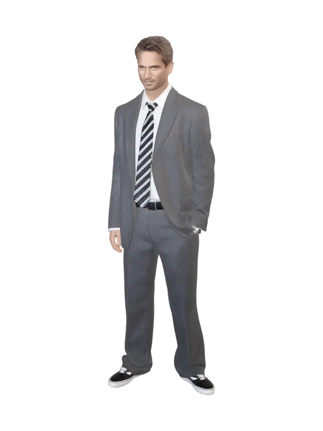 3D model for Gray Suit on the Red Carpet