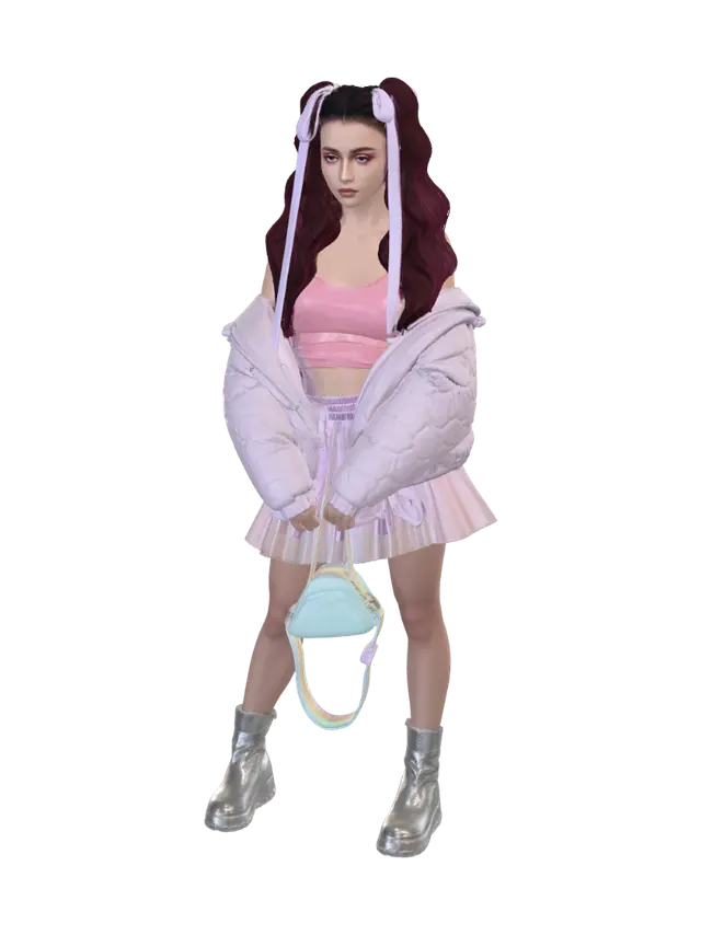 3D model for Pastel Cloud Princess