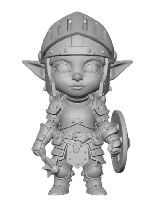3D model for Armored Goblin Knight