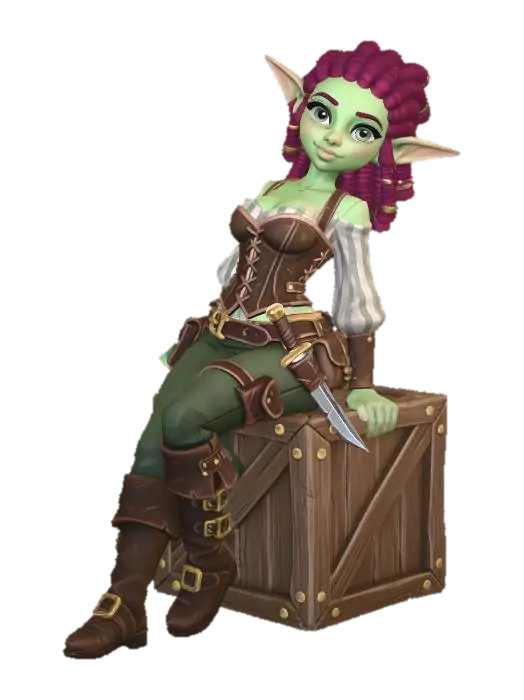 Emerald Corsair - Catlike 3D model, vytvořený pomocí AI