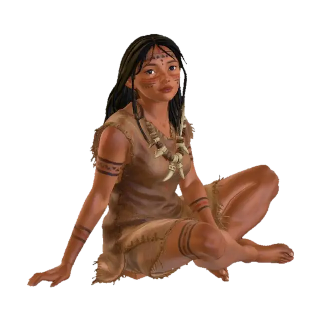 Desert Daughter 3D model, vytvořený pomocí AI