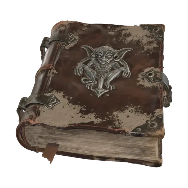 3D model for Gargoyle Grimoire