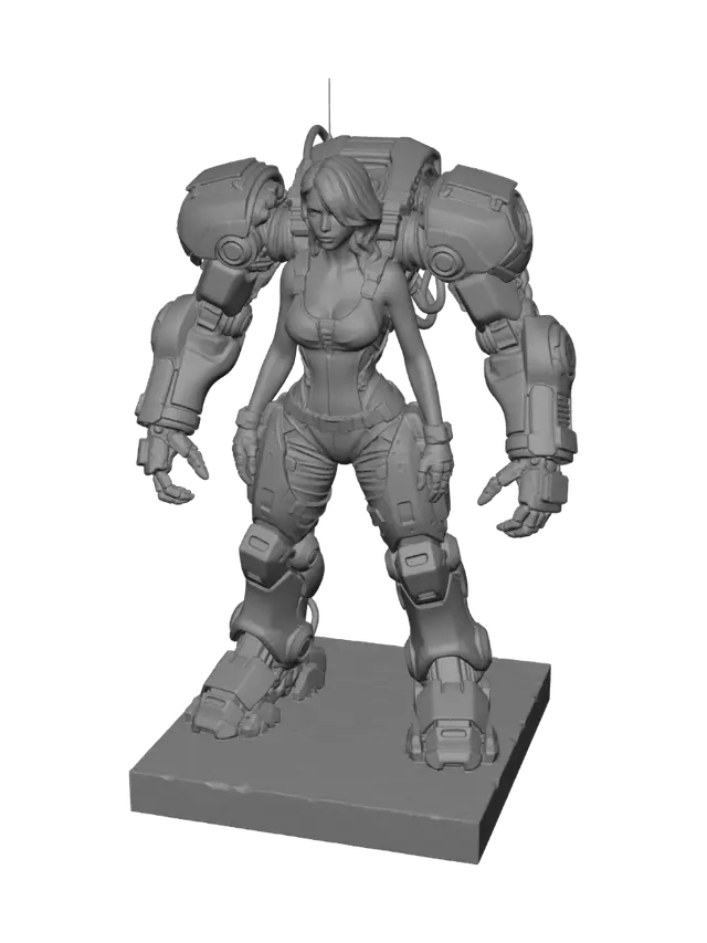 3D model for Mechbound Vanguard