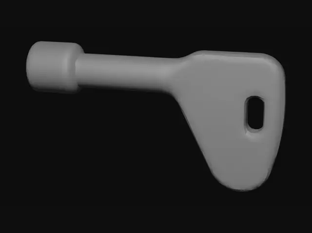 3D model for Schindler Elevator Key Blueprint