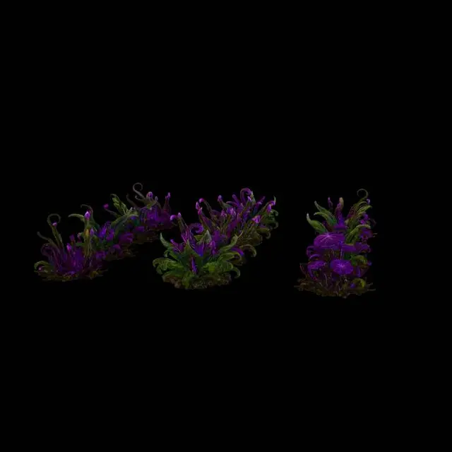 3D model for Luminous Violet Thicket