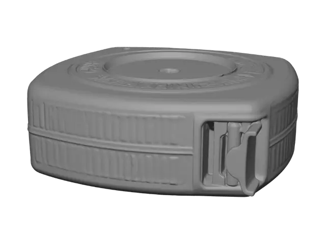 3D model for Red retractable tape measure