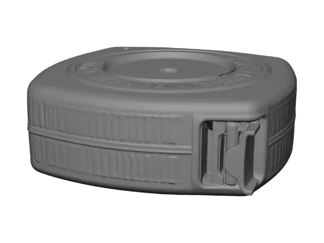 3D model for Red retractable tape measure