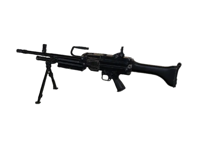 K3 Machine Gun - Assault 3D model, vytvořený pomocí AI