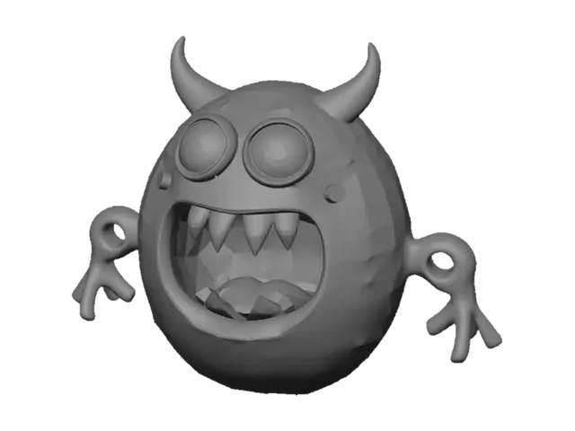 3D model for hazme un porta lapices de un monstruo