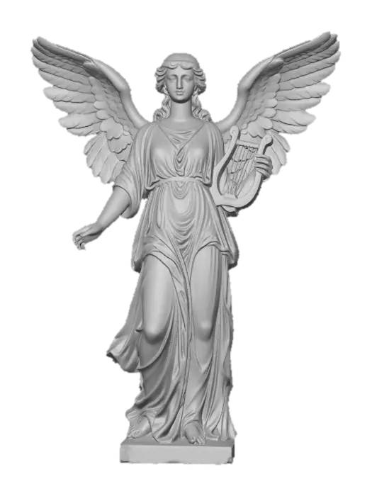3D model for Lyre-Wielding Angel