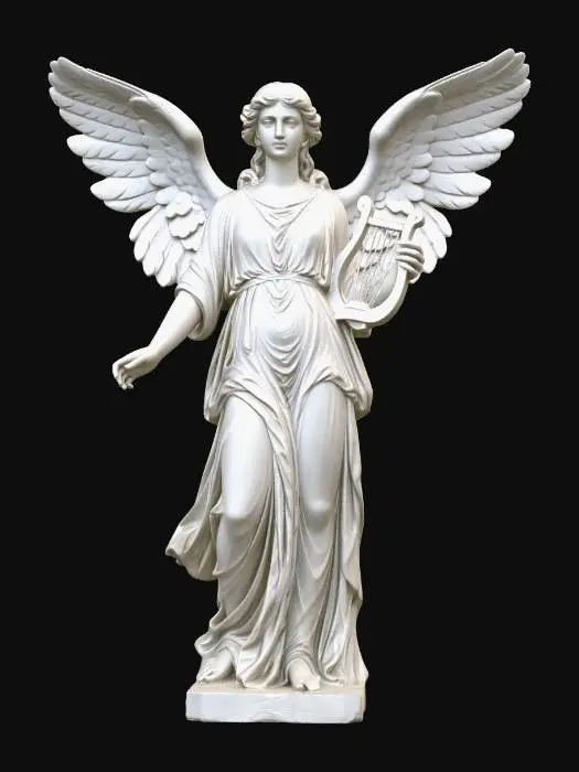 3D model for Lyre-Wielding Angel