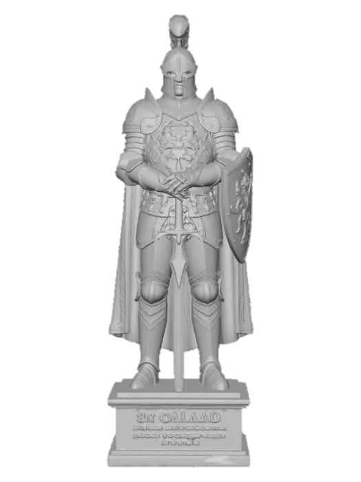 3D model for Sir Galahad, Knight of the Round Table