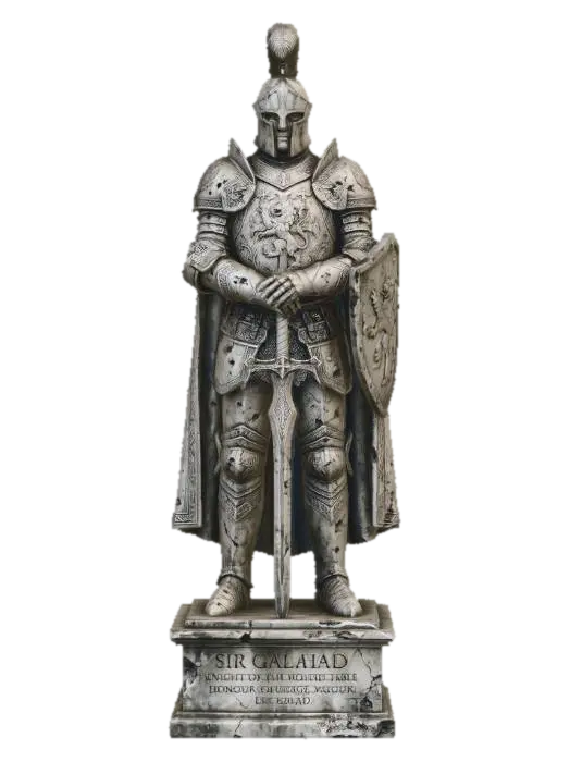 3D model for Sir Galahad, Knight of the Round Table