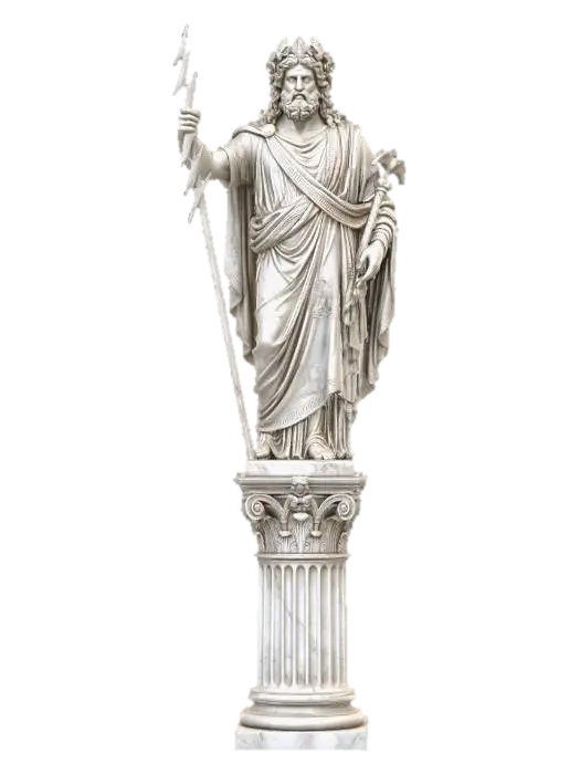 3D model for Zeus, The King of Gods