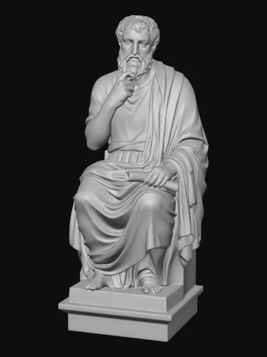 3D model for Philosopher in Contemplation