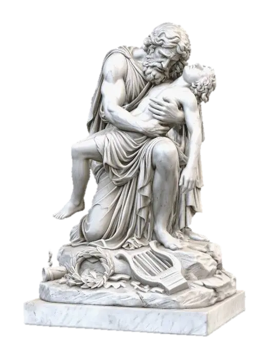 3D model for Orpheus and Eurydice