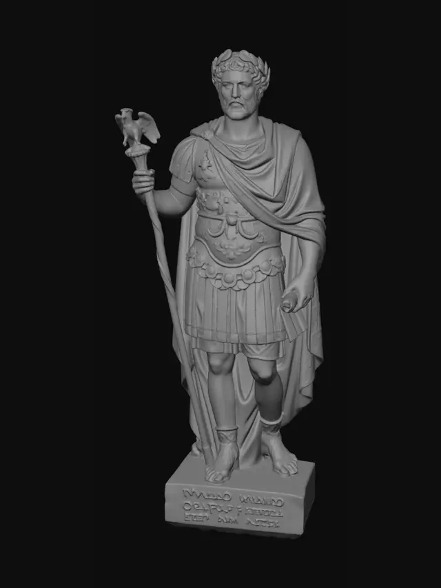3D model for M. Valerio Maximo, Pater Patriae