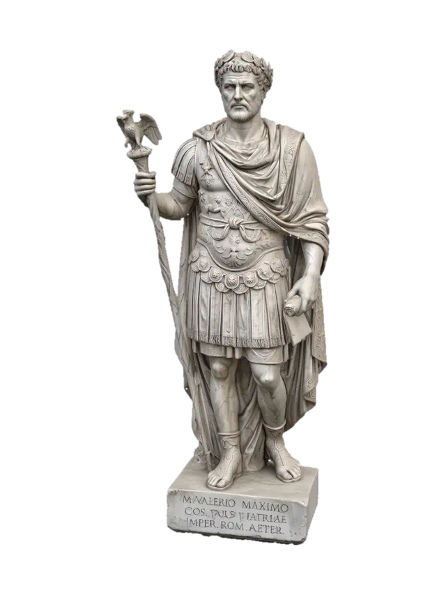 M. Valerio Maximo, Pater Patriae - Classical model 3D, wygenerowany przez AI