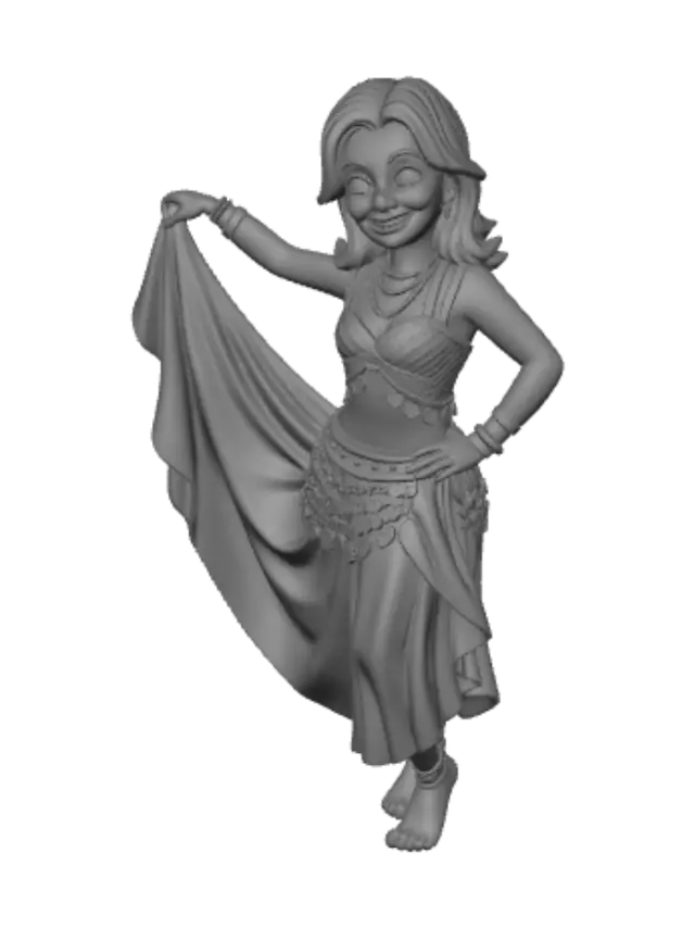3D model for Midnight Belly Dance