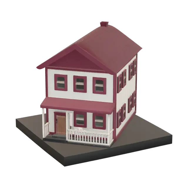 3D model for Realistic Cartoon House