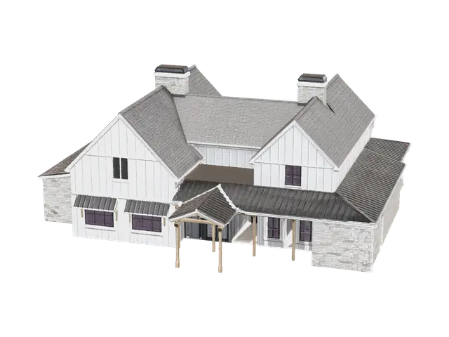 Clubhouse - Ceiling 3D model, vytvořený pomocí AI
