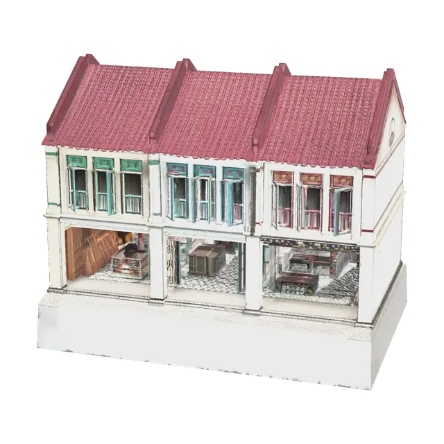 3D model for Shophouse