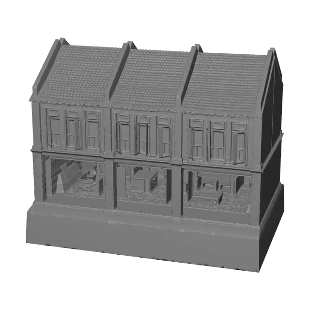 3D model for Shophouse