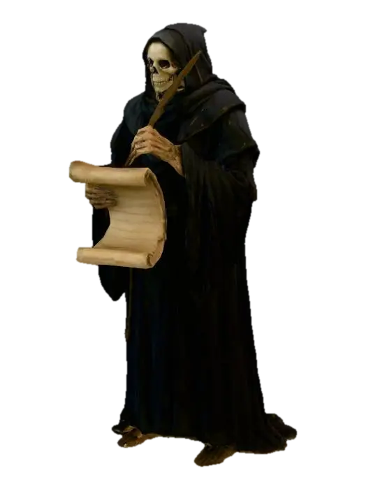 Modello 3D Scribe of Shadows, #Halloween2025#, generato dall’IA