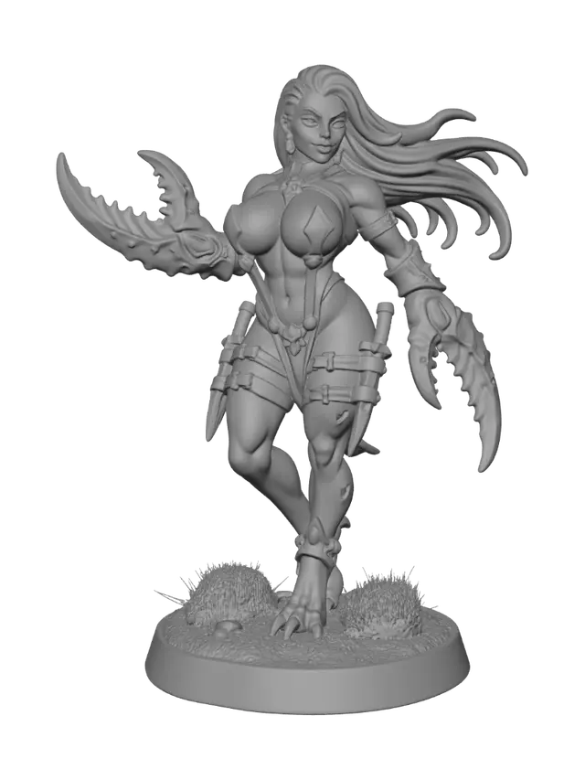 3D model for Lilac Bladed Succubus