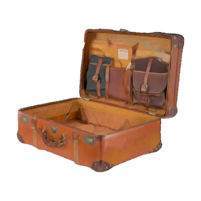 Vintage Suitcase 3D model, vytvořený pomocí AI