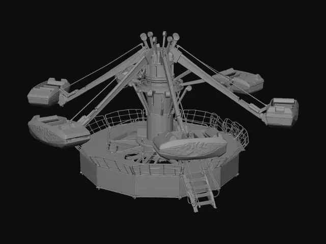 3D model for Colorful Spin Ride
