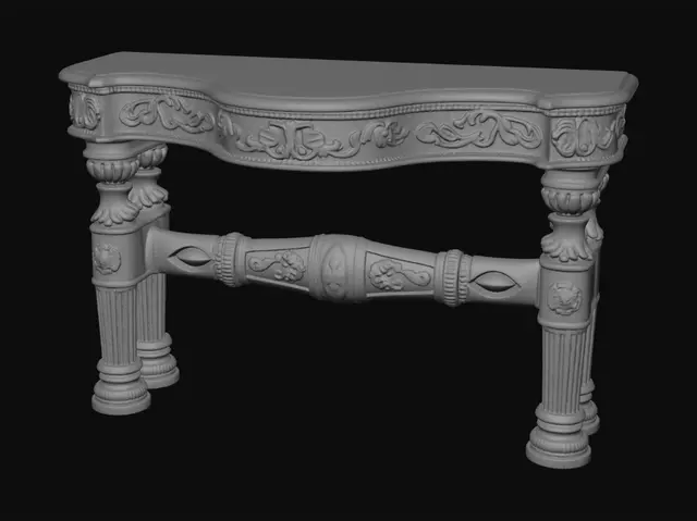 3D model for a ancient Roman roman desk Game-ready Roblox asset, clean topology, properly unwrapped UVs, single UV map, no overlapping UV islands, no stretched textures, connected mesh geometry, manifold mesh, optimized low-poly to medium-poly design, clean edge flow, properly baked PBR textures, aligned texture maps, seamless texture baking, consistent texel density, one combined material set, no floating geometry, no hidden faces, no missing polygons, centered pivot point, smooth normals, export optimized for Roblox Studio, stable FBX export, realistic proportions, detailed but performance friendly, high quality texture projection, no texture clipping, no broken UVs, no intersecting geometry, clean mesh suitable for animation and scaling.