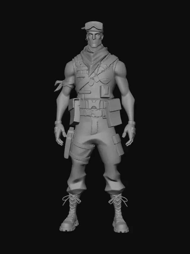 3D model for Wasteland Renegade