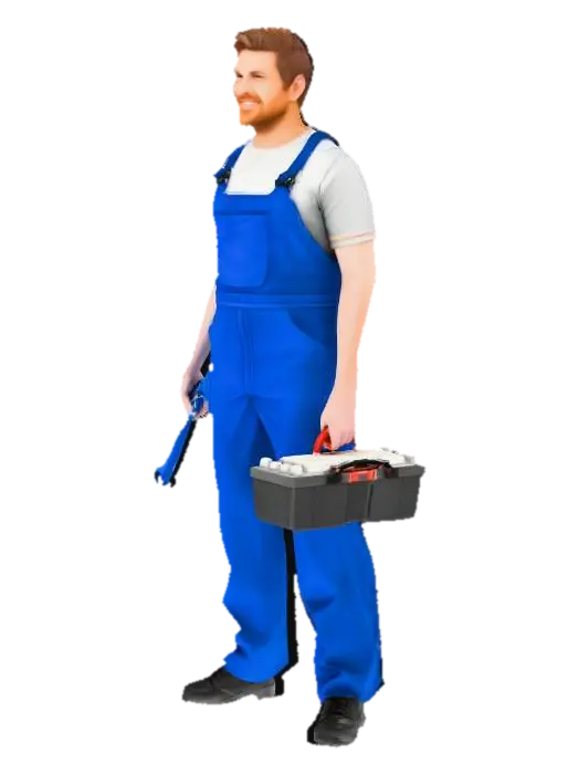Plumber Ready 3D model, AI generated