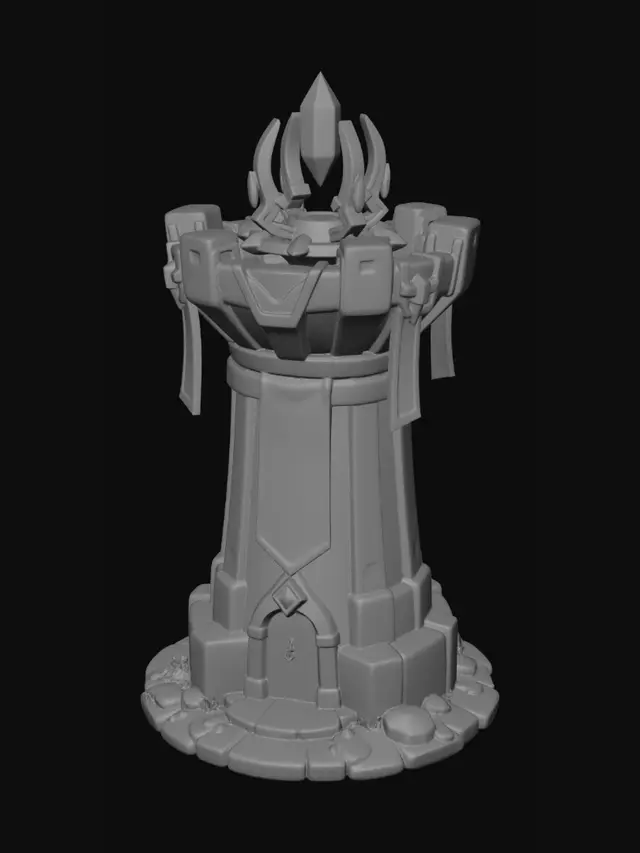 3D model for Azure Crystal Spire