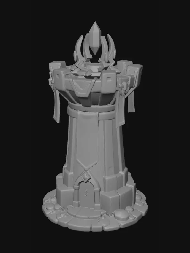3D model for Azure Crystal Spire
