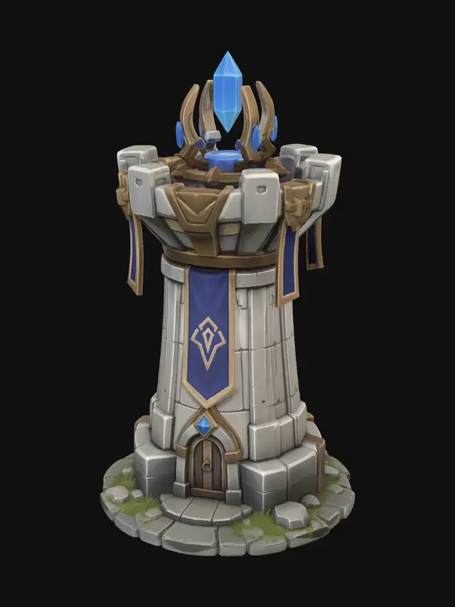 3D model for Azure Crystal Spire