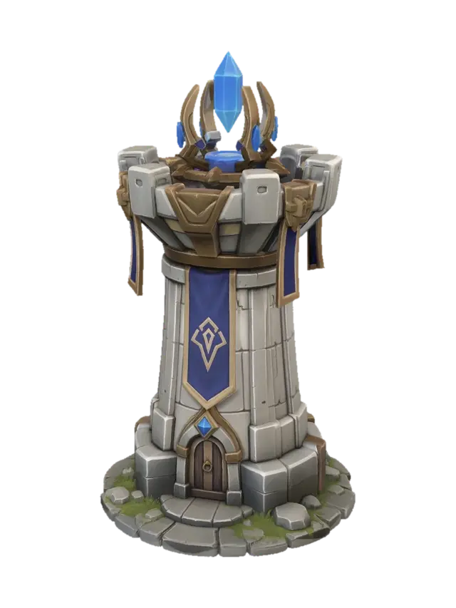 3D model for Azure Crystal Spire