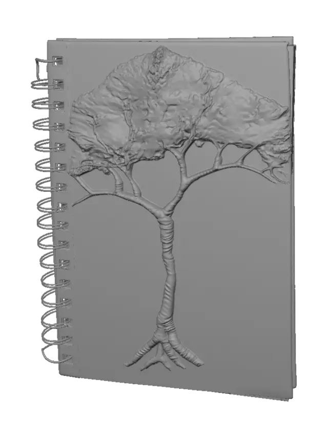 3D model for Stippled Tree Sketch