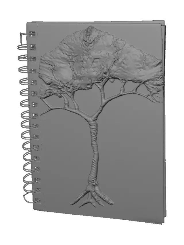3D model for Stippled Tree Sketch