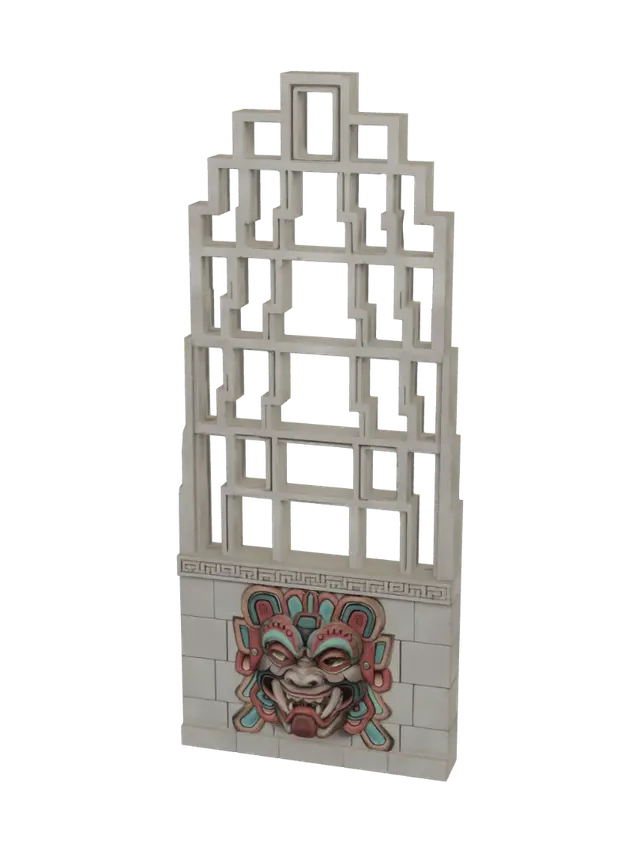 3D-модель Roof Comb Hero Crest - Cornice, згенерована ШІ