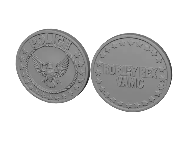 3D model for Police Emblem Duo