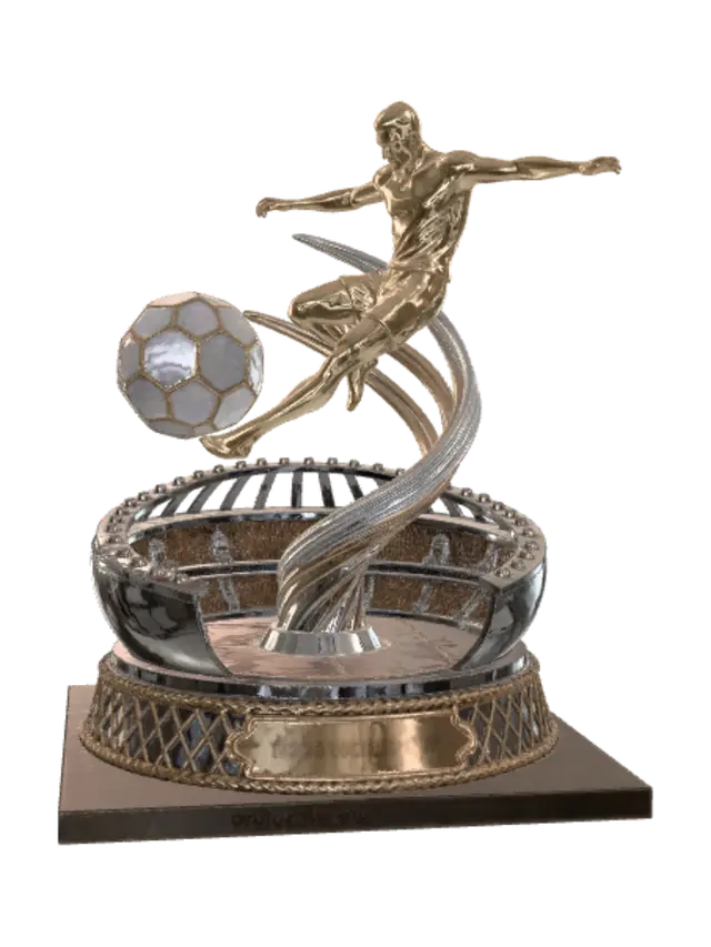 2026 World Cup Trophy - Cupfinal-3D-modell, genererad av AI