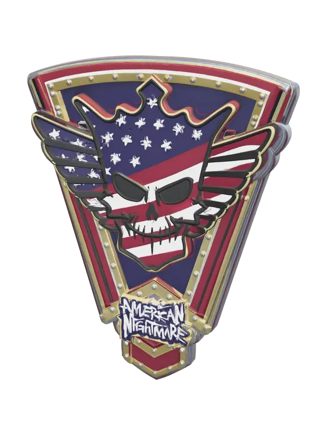 Modello 3D Ornate Cody Rhodes Logo, generato dall’IA